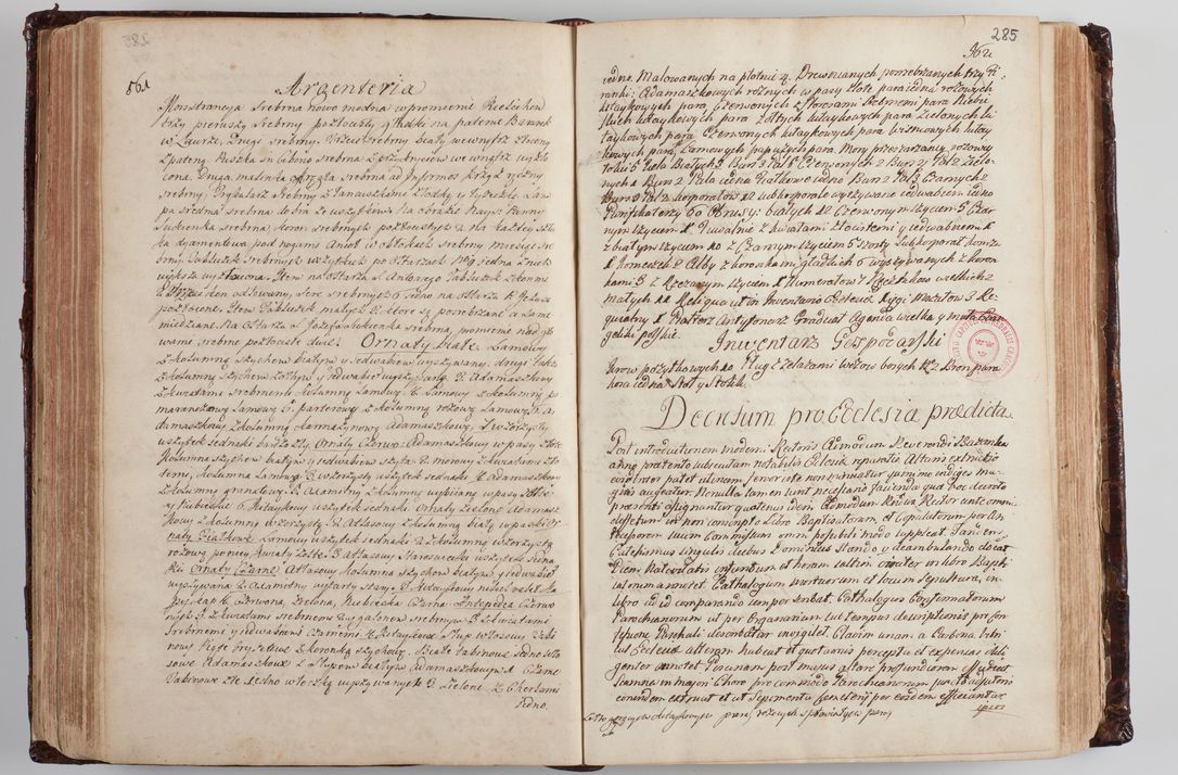 Zdjęcie nr 294 dla obiektu archiwalnego: Wizytacja kanoniczna przeprowadzona w dn. 28 kwietnia 1728 r. przez bpa Michała Kunickiego...