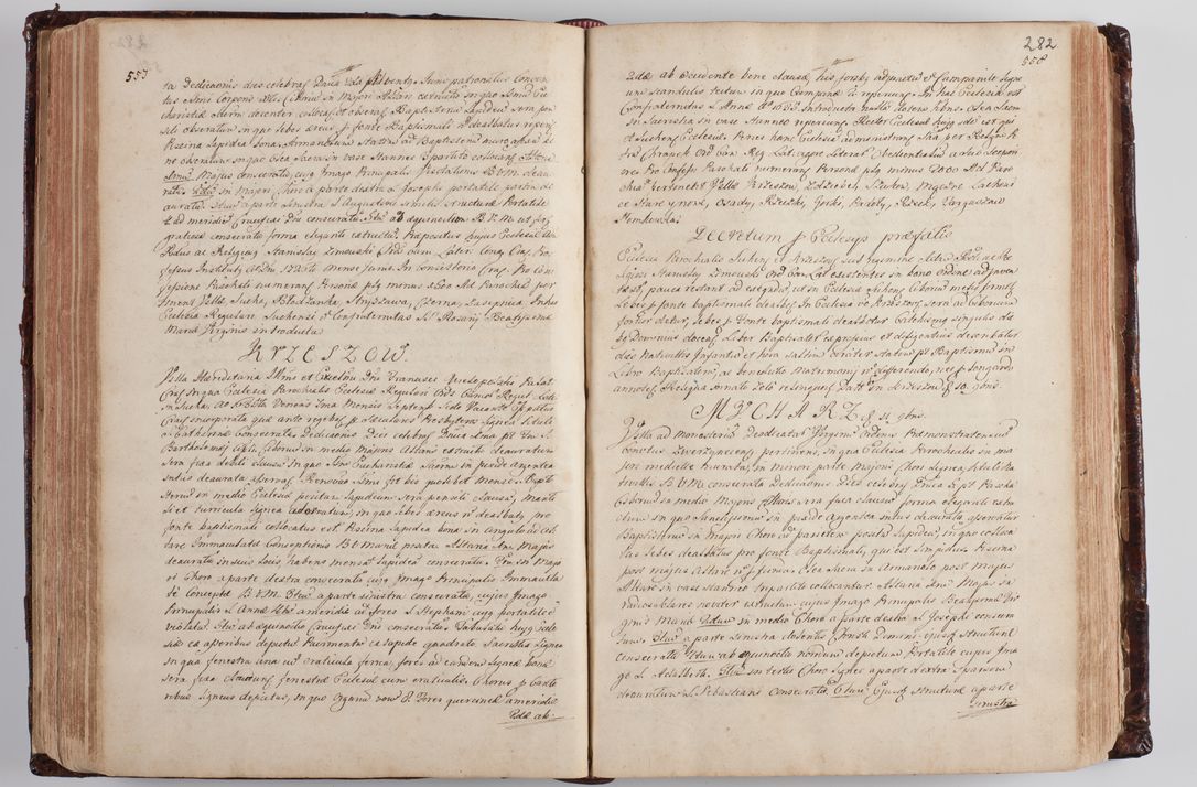 Zdjęcie nr 292 dla obiektu archiwalnego: Wizytacja kanoniczna przeprowadzona w dn. 28 kwietnia 1728 r. przez bpa Michała Kunickiego...