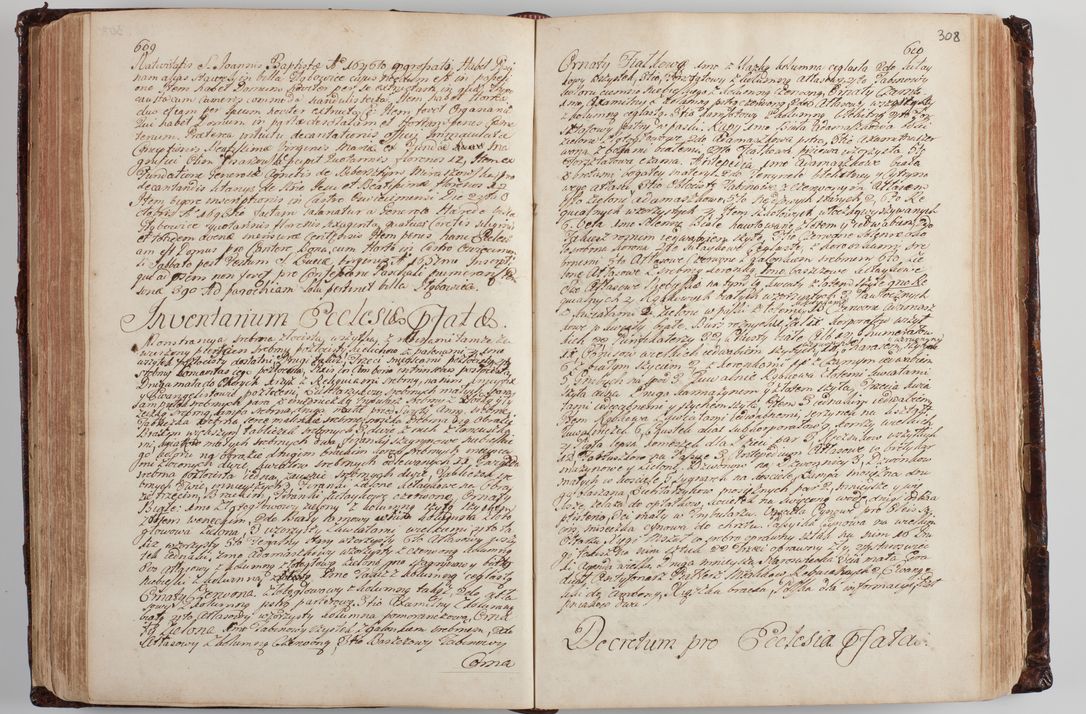 Zdjęcie nr 318 dla obiektu archiwalnego: Wizytacja kanoniczna przeprowadzona w dn. 28 kwietnia 1728 r. przez bpa Michała Kunickiego...