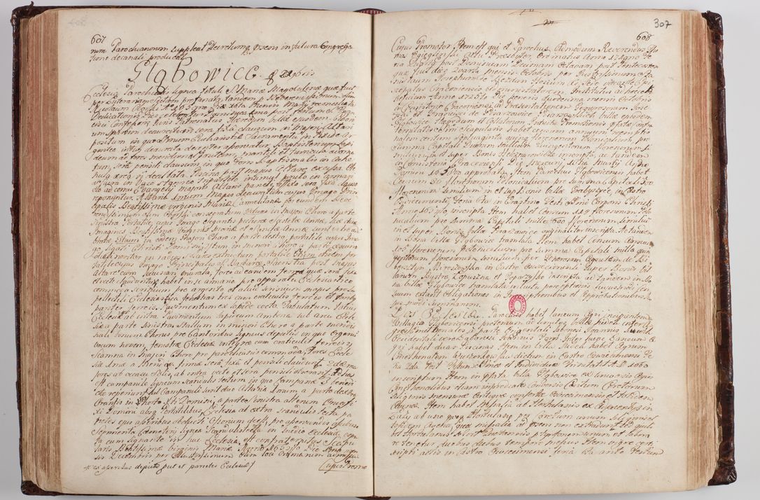 Zdjęcie nr 317 dla obiektu archiwalnego: Wizytacja kanoniczna przeprowadzona w dn. 28 kwietnia 1728 r. przez bpa Michała Kunickiego...
