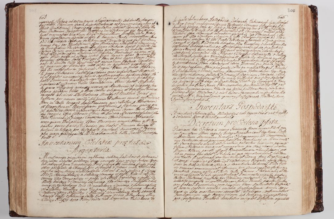 Zdjęcie nr 316 dla obiektu archiwalnego: Wizytacja kanoniczna przeprowadzona w dn. 28 kwietnia 1728 r. przez bpa Michała Kunickiego...