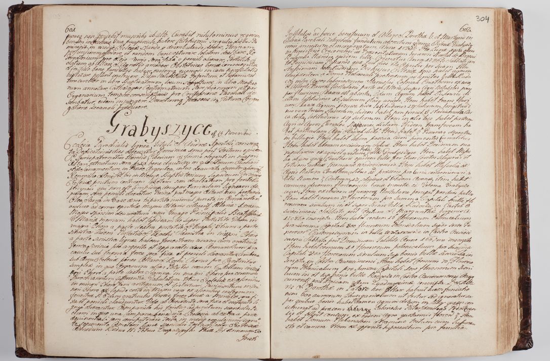 Zdjęcie nr 314 dla obiektu archiwalnego: Wizytacja kanoniczna przeprowadzona w dn. 28 kwietnia 1728 r. przez bpa Michała Kunickiego...