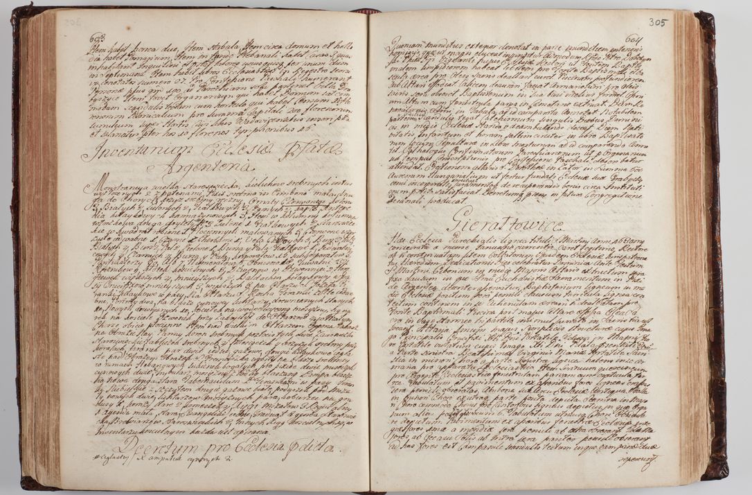 Zdjęcie nr 315 dla obiektu archiwalnego: Wizytacja kanoniczna przeprowadzona w dn. 28 kwietnia 1728 r. przez bpa Michała Kunickiego...