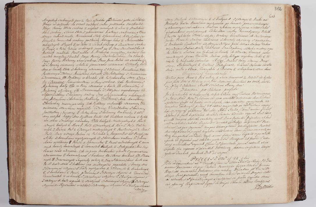 Zdjęcie nr 322 dla obiektu archiwalnego: Wizytacja kanoniczna przeprowadzona w dn. 28 kwietnia 1728 r. przez bpa Michała Kunickiego...