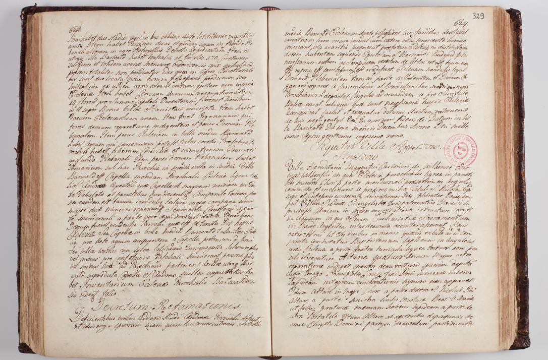 Zdjęcie nr 340 dla obiektu archiwalnego: Wizytacja kanoniczna przeprowadzona w dn. 28 kwietnia 1728 r. przez bpa Michała Kunickiego...