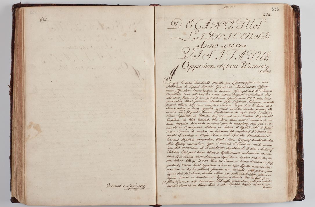 Zdjęcie nr 344 dla obiektu archiwalnego: Wizytacja kanoniczna przeprowadzona w dn. 28 kwietnia 1728 r. przez bpa Michała Kunickiego...