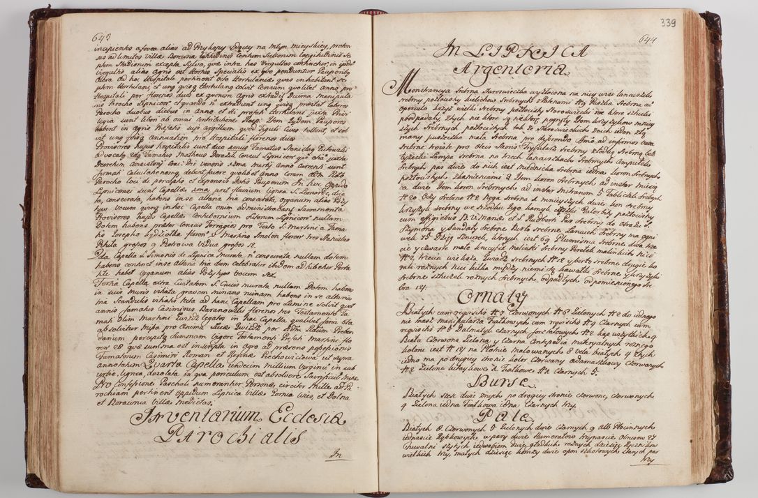 Zdjęcie nr 350 dla obiektu archiwalnego: Wizytacja kanoniczna przeprowadzona w dn. 28 kwietnia 1728 r. przez bpa Michała Kunickiego...