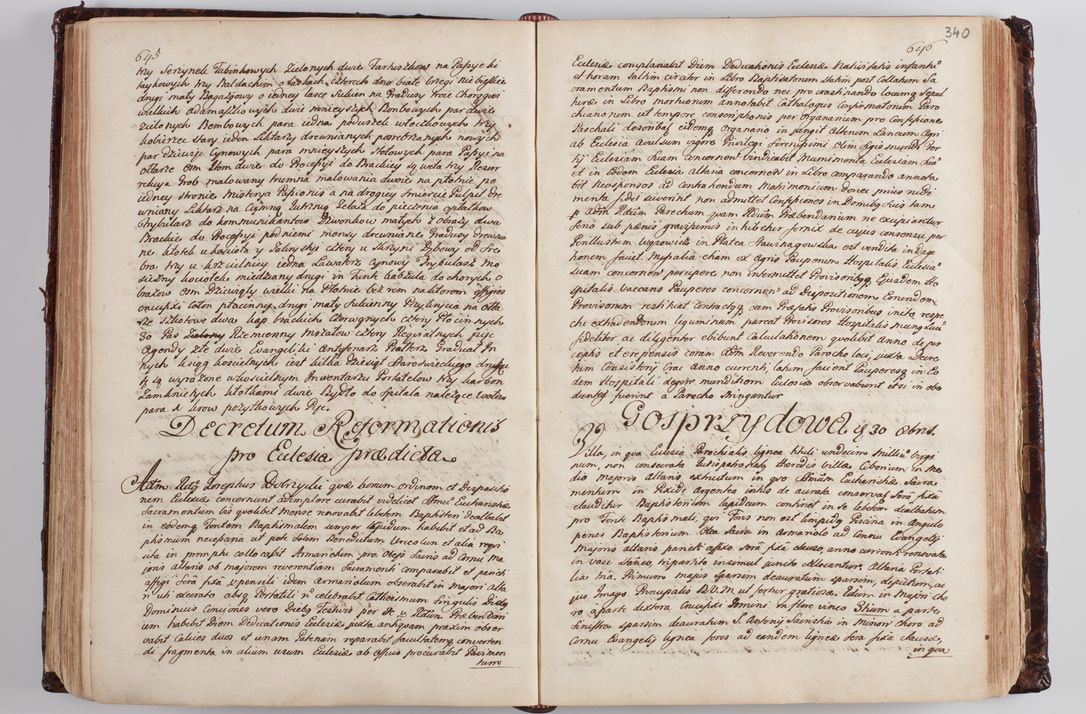 Zdjęcie nr 352 dla obiektu archiwalnego: Wizytacja kanoniczna przeprowadzona w dn. 28 kwietnia 1728 r. przez bpa Michała Kunickiego...