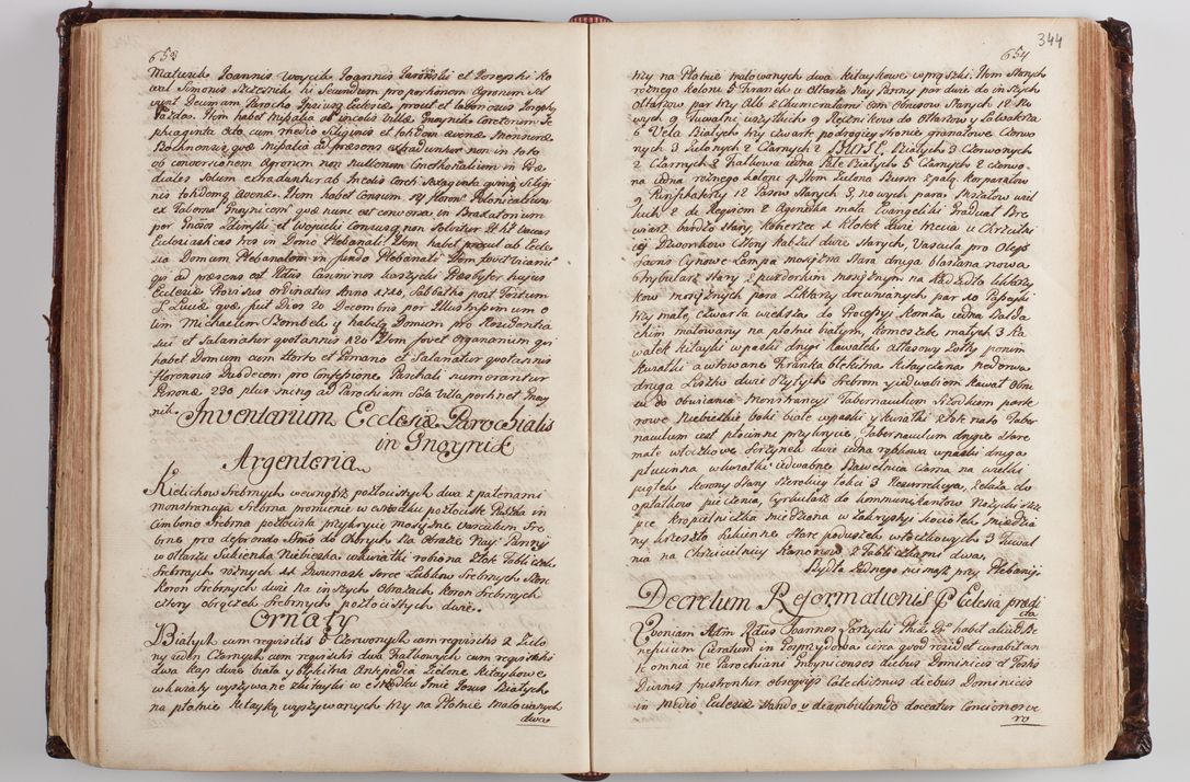 Zdjęcie nr 356 dla obiektu archiwalnego: Wizytacja kanoniczna przeprowadzona w dn. 28 kwietnia 1728 r. przez bpa Michała Kunickiego...