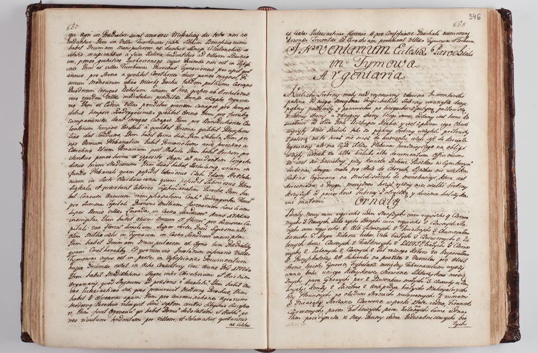 Zdjęcie nr 358 dla obiektu archiwalnego: Wizytacja kanoniczna przeprowadzona w dn. 28 kwietnia 1728 r. przez bpa Michała Kunickiego...