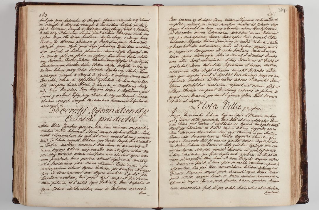 Zdjęcie nr 359 dla obiektu archiwalnego: Wizytacja kanoniczna przeprowadzona w dn. 28 kwietnia 1728 r. przez bpa Michała Kunickiego...