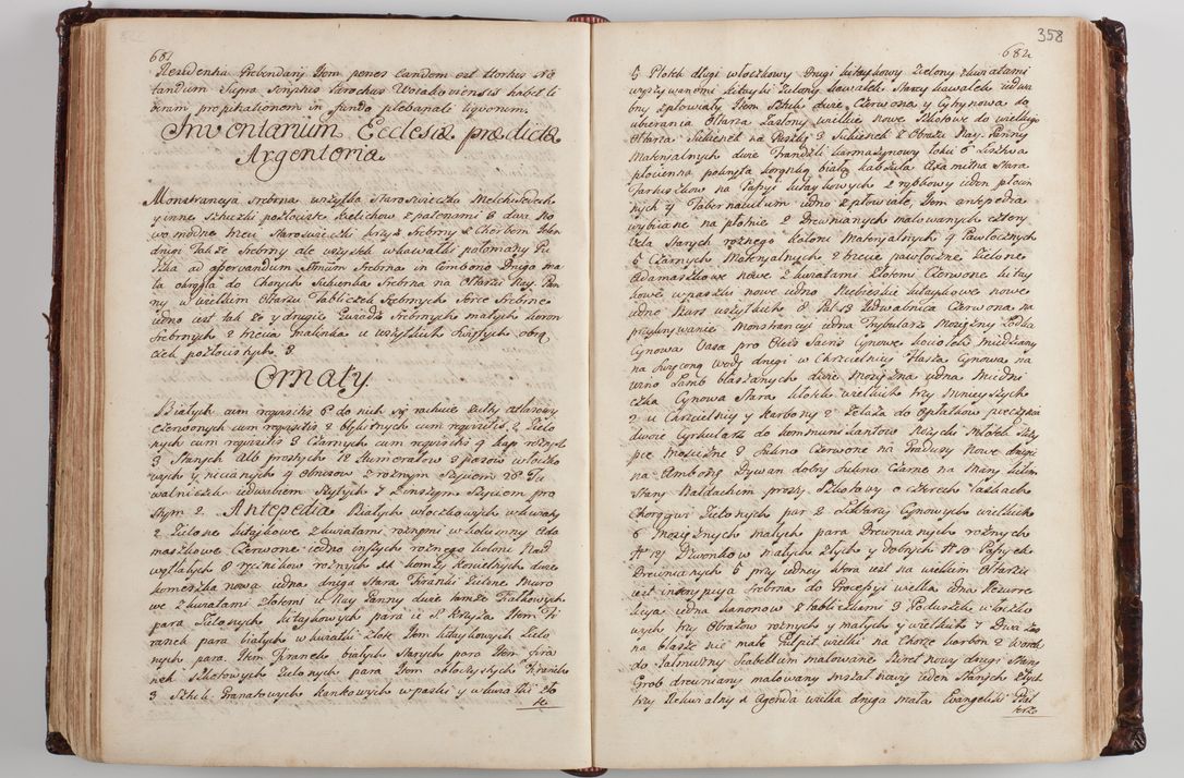 Zdjęcie nr 370 dla obiektu archiwalnego: Wizytacja kanoniczna przeprowadzona w dn. 28 kwietnia 1728 r. przez bpa Michała Kunickiego...