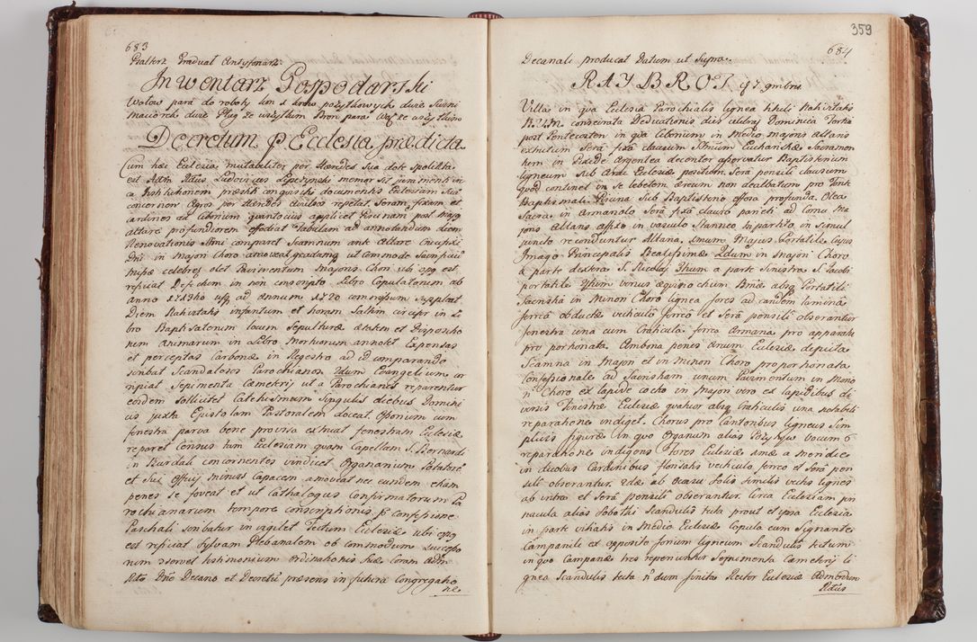 Zdjęcie nr 371 dla obiektu archiwalnego: Wizytacja kanoniczna przeprowadzona w dn. 28 kwietnia 1728 r. przez bpa Michała Kunickiego...