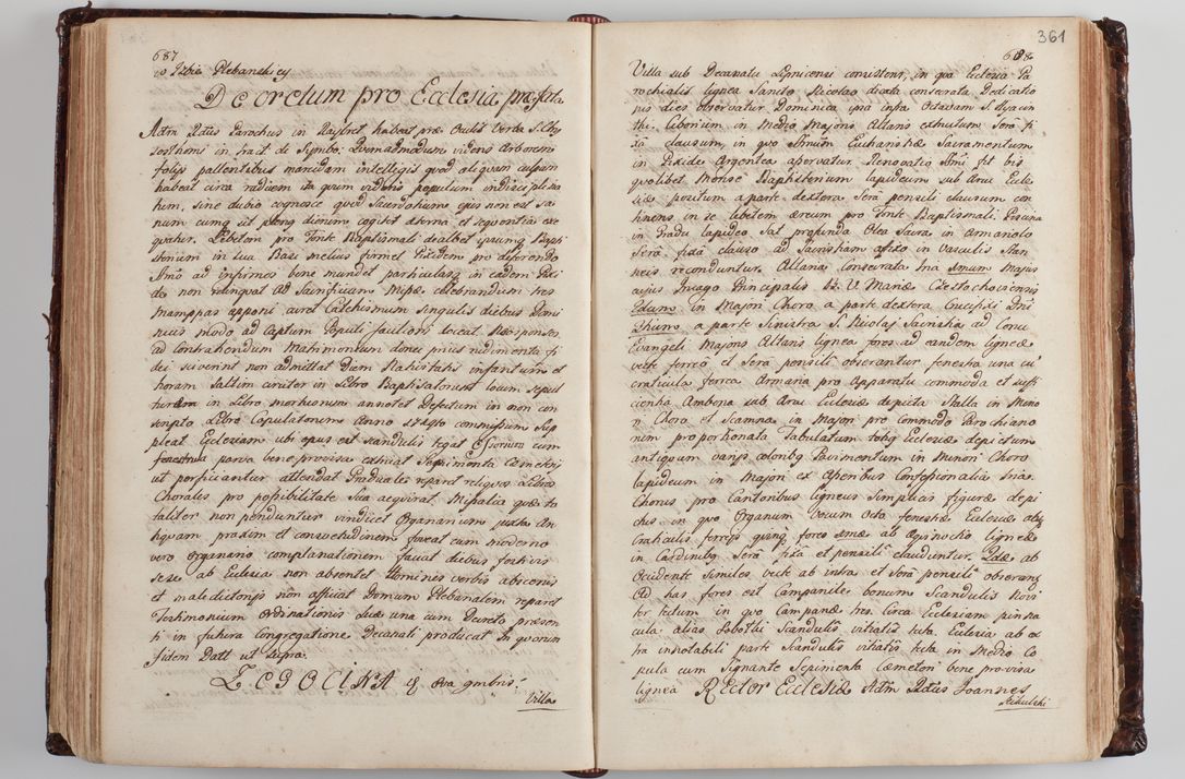 Zdjęcie nr 373 dla obiektu archiwalnego: Wizytacja kanoniczna przeprowadzona w dn. 28 kwietnia 1728 r. przez bpa Michała Kunickiego...