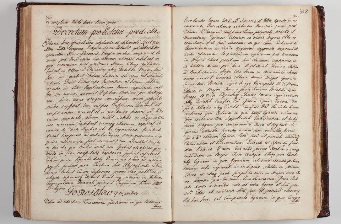 Zdjęcie nr 380 dla obiektu archiwalnego: Wizytacja kanoniczna przeprowadzona w dn. 28 kwietnia 1728 r. przez bpa Michała Kunickiego...