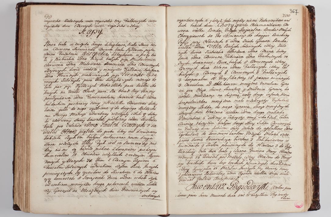 Zdjęcie nr 379 dla obiektu archiwalnego: Wizytacja kanoniczna przeprowadzona w dn. 28 kwietnia 1728 r. przez bpa Michała Kunickiego...