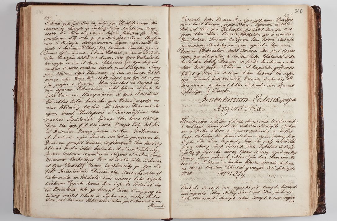 Zdjęcie nr 378 dla obiektu archiwalnego: Wizytacja kanoniczna przeprowadzona w dn. 28 kwietnia 1728 r. przez bpa Michała Kunickiego...