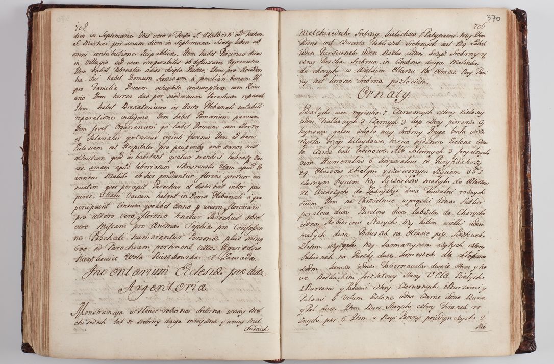 Zdjęcie nr 382 dla obiektu archiwalnego: Wizytacja kanoniczna przeprowadzona w dn. 28 kwietnia 1728 r. przez bpa Michała Kunickiego...