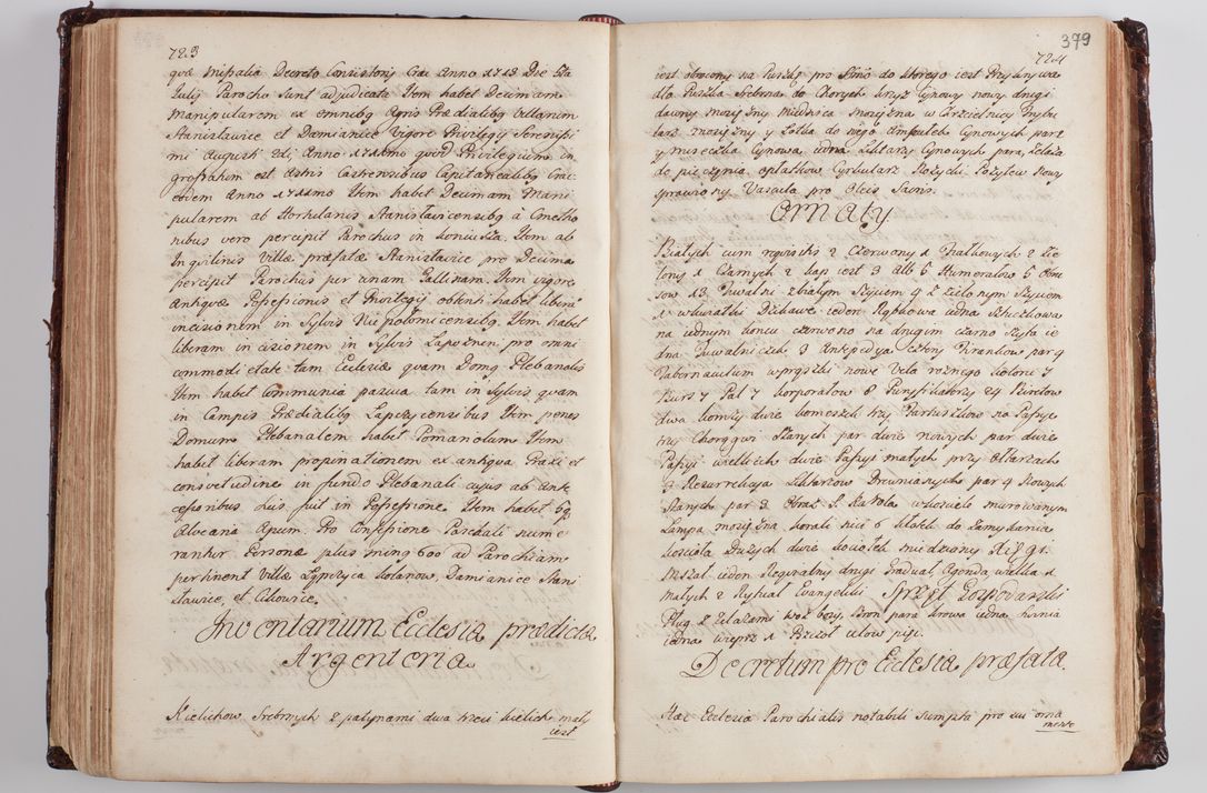 Zdjęcie nr 391 dla obiektu archiwalnego: Wizytacja kanoniczna przeprowadzona w dn. 28 kwietnia 1728 r. przez bpa Michała Kunickiego...