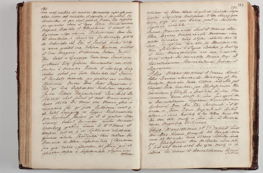 Zdjęcie nr 396 dla obiektu archiwalnego: Wizytacja kanoniczna przeprowadzona w dn. 28 kwietnia 1728 r. przez bpa Michała Kunickiego...