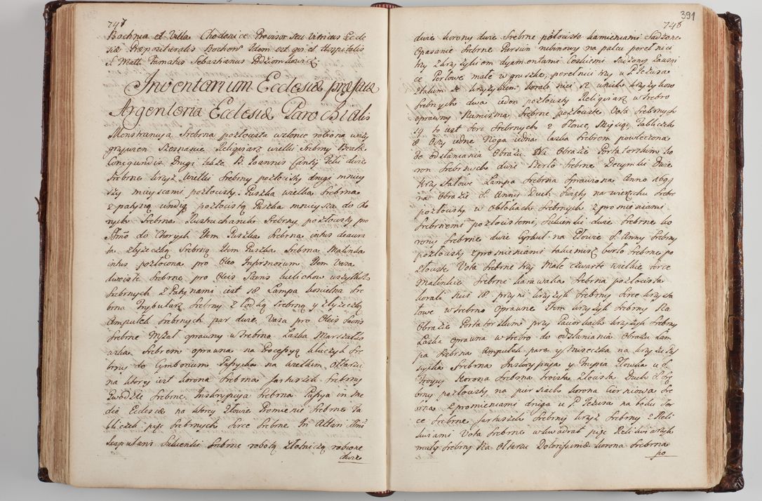 Zdjęcie nr 405 dla obiektu archiwalnego: Wizytacja kanoniczna przeprowadzona w dn. 28 kwietnia 1728 r. przez bpa Michała Kunickiego...