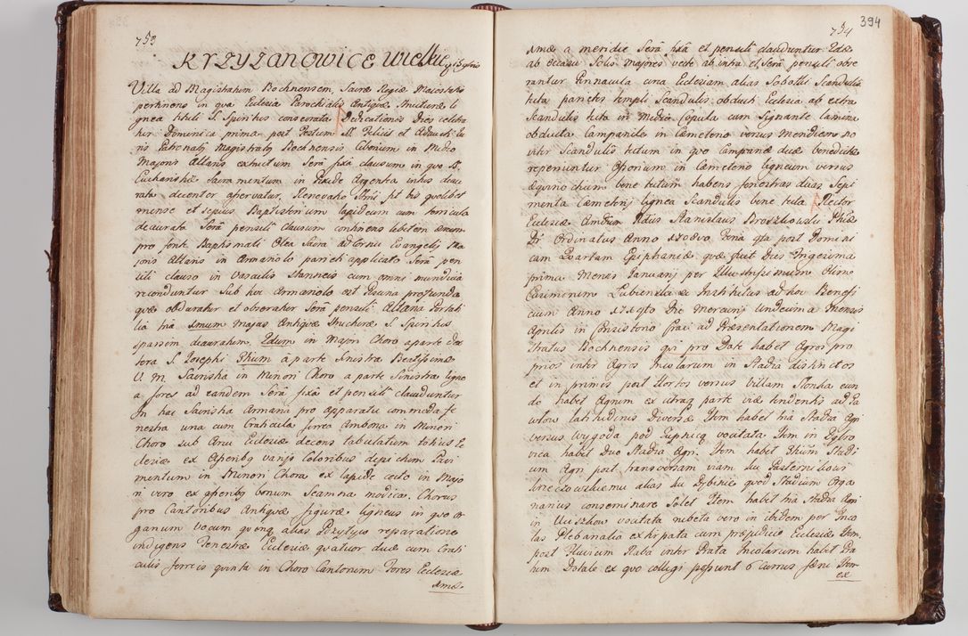 Zdjęcie nr 408 dla obiektu archiwalnego: Wizytacja kanoniczna przeprowadzona w dn. 28 kwietnia 1728 r. przez bpa Michała Kunickiego...