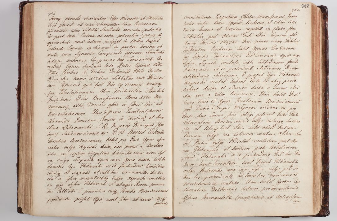 Zdjęcie nr 412 dla obiektu archiwalnego: Wizytacja kanoniczna przeprowadzona w dn. 28 kwietnia 1728 r. przez bpa Michała Kunickiego...