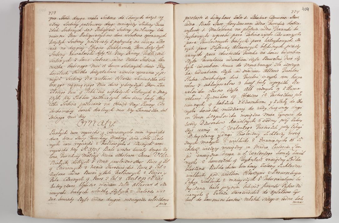 Zdjęcie nr 419 dla obiektu archiwalnego: Wizytacja kanoniczna przeprowadzona w dn. 28 kwietnia 1728 r. przez bpa Michała Kunickiego...