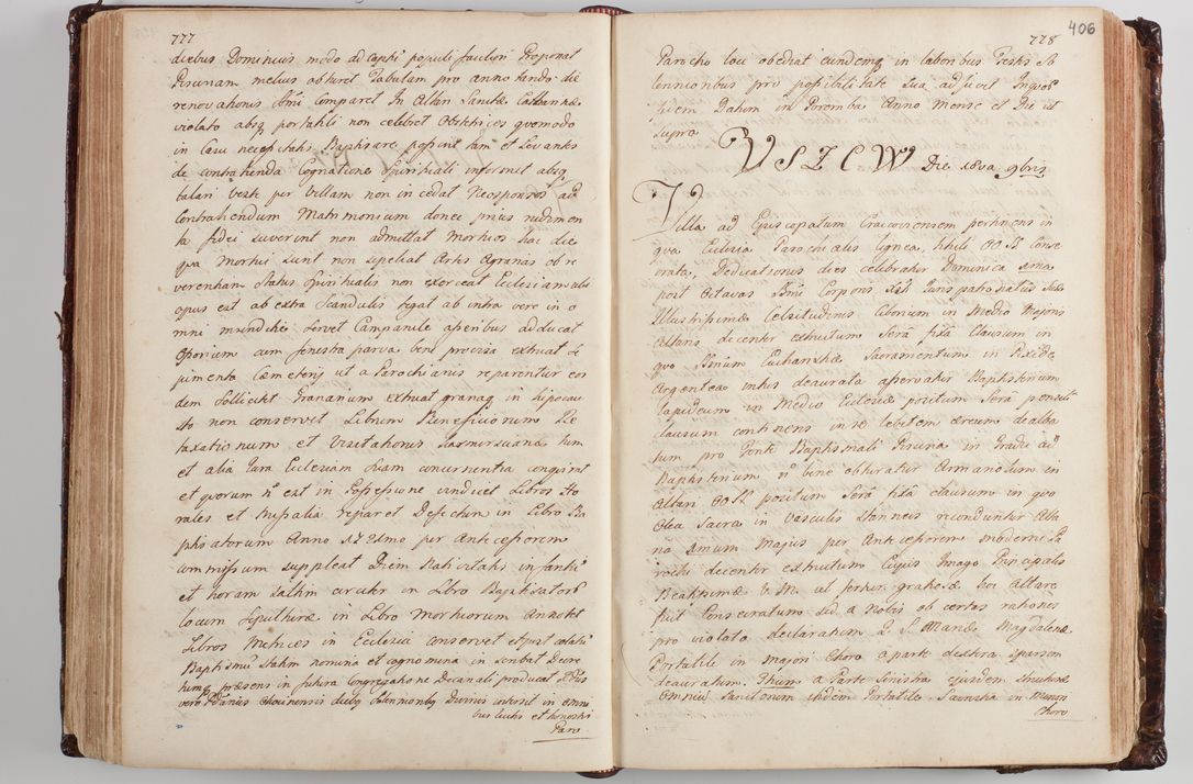 Zdjęcie nr 421 dla obiektu archiwalnego: Wizytacja kanoniczna przeprowadzona w dn. 28 kwietnia 1728 r. przez bpa Michała Kunickiego...