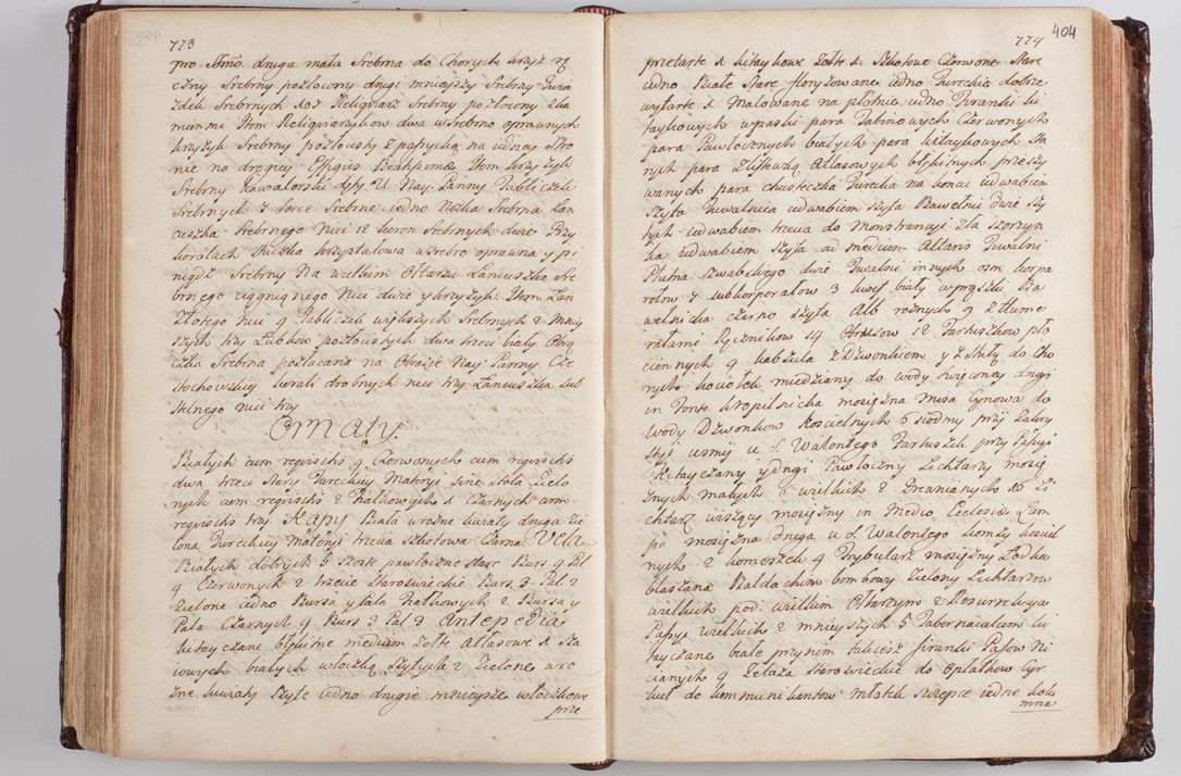 Zdjęcie nr 418 dla obiektu archiwalnego: Wizytacja kanoniczna przeprowadzona w dn. 28 kwietnia 1728 r. przez bpa Michała Kunickiego...