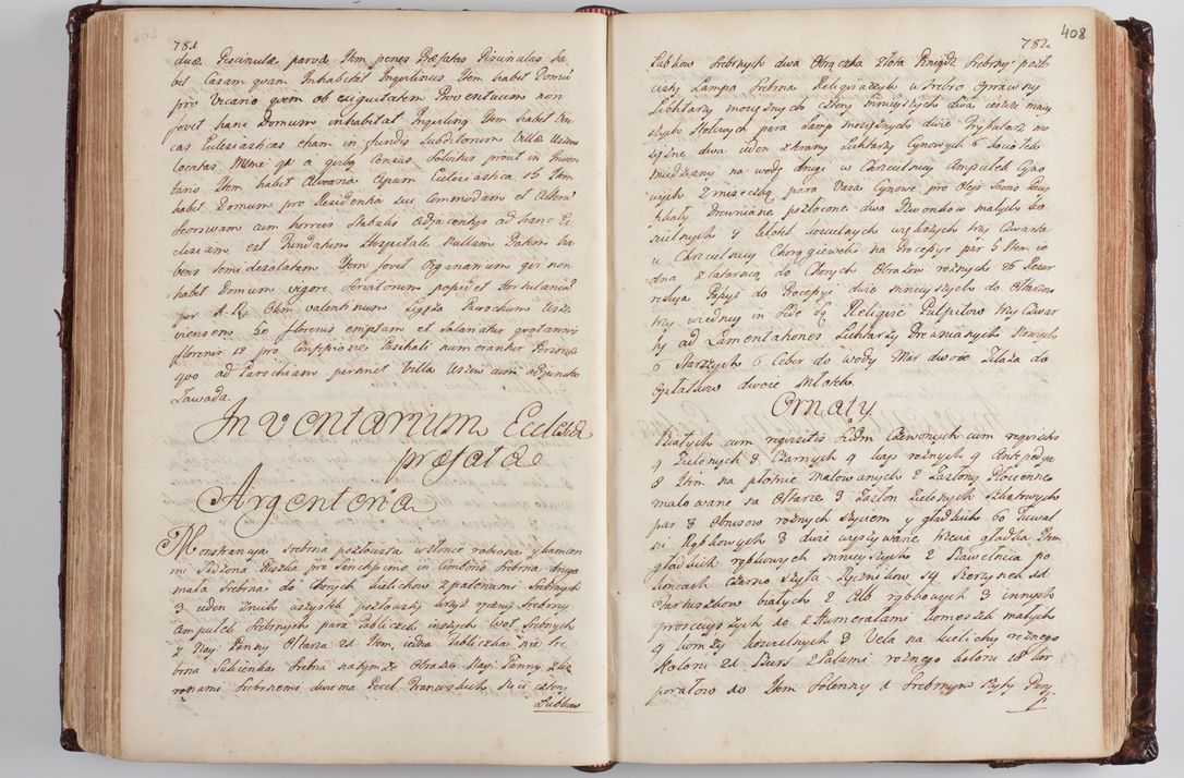 Zdjęcie nr 423 dla obiektu archiwalnego: Wizytacja kanoniczna przeprowadzona w dn. 28 kwietnia 1728 r. przez bpa Michała Kunickiego...