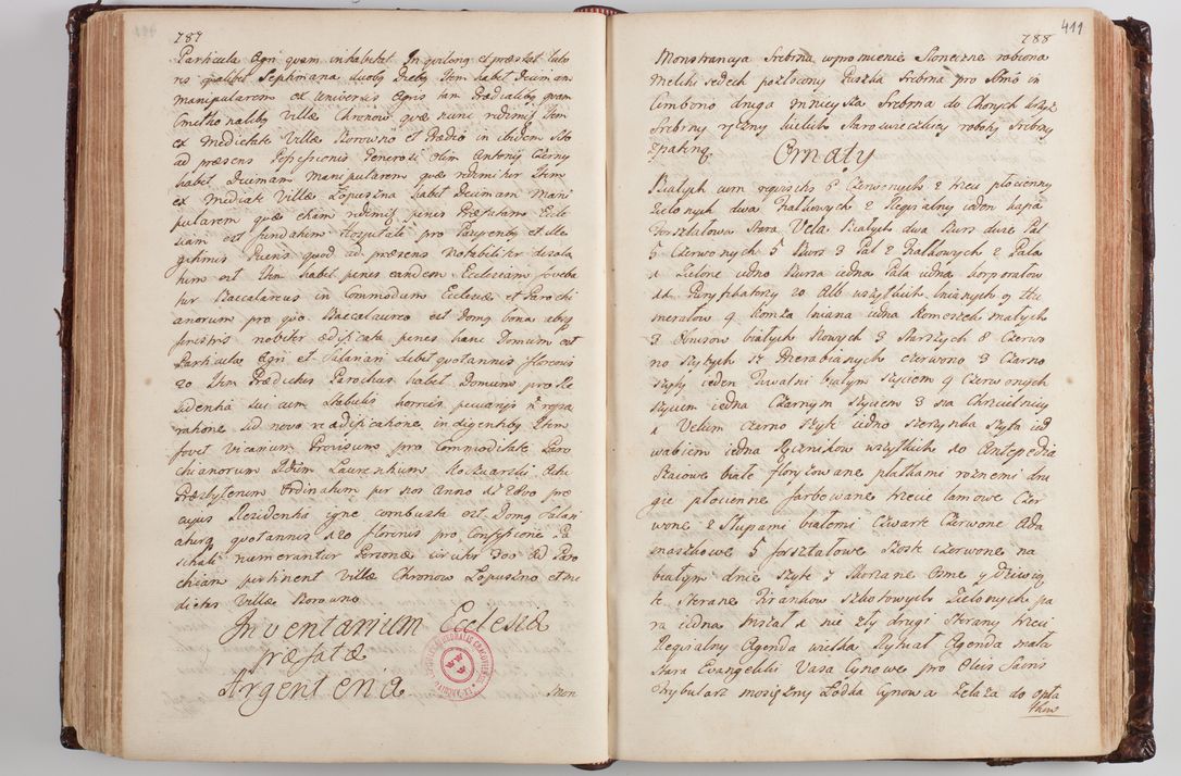 Zdjęcie nr 426 dla obiektu archiwalnego: Wizytacja kanoniczna przeprowadzona w dn. 28 kwietnia 1728 r. przez bpa Michała Kunickiego...