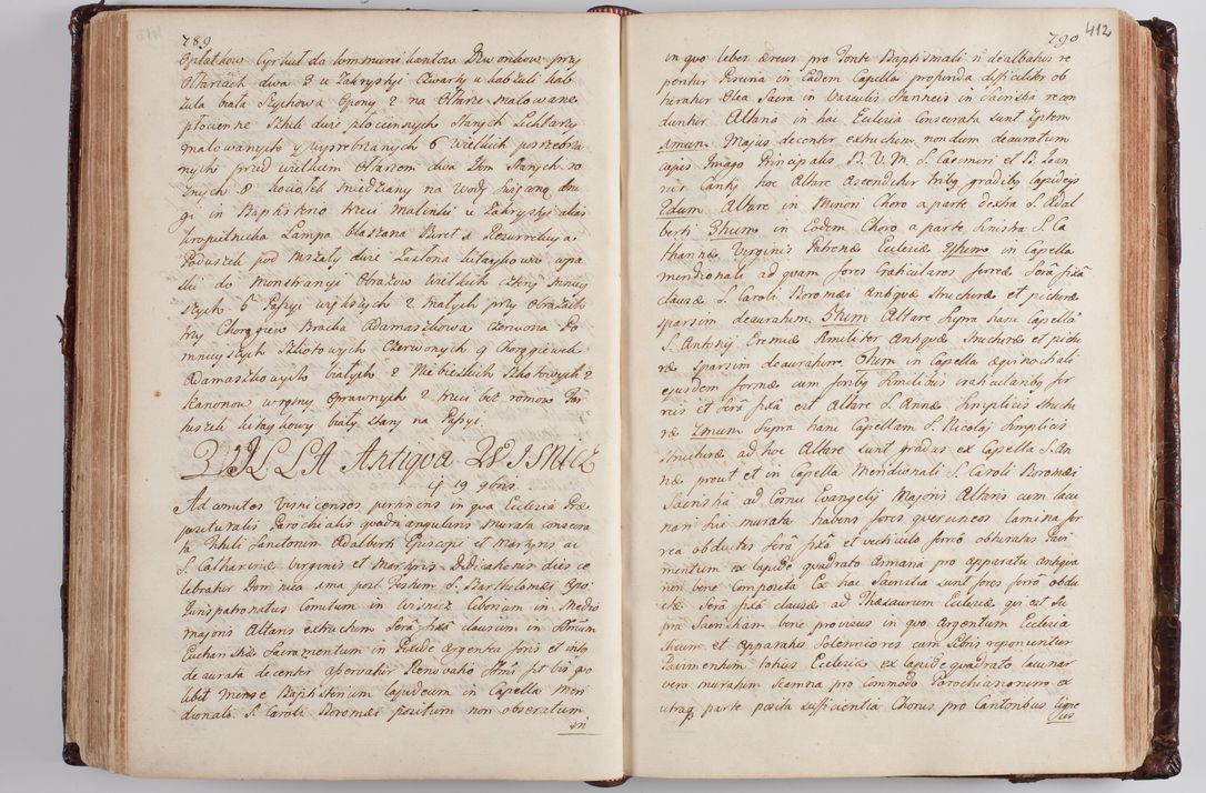 Zdjęcie nr 427 dla obiektu archiwalnego: Wizytacja kanoniczna przeprowadzona w dn. 28 kwietnia 1728 r. przez bpa Michała Kunickiego...