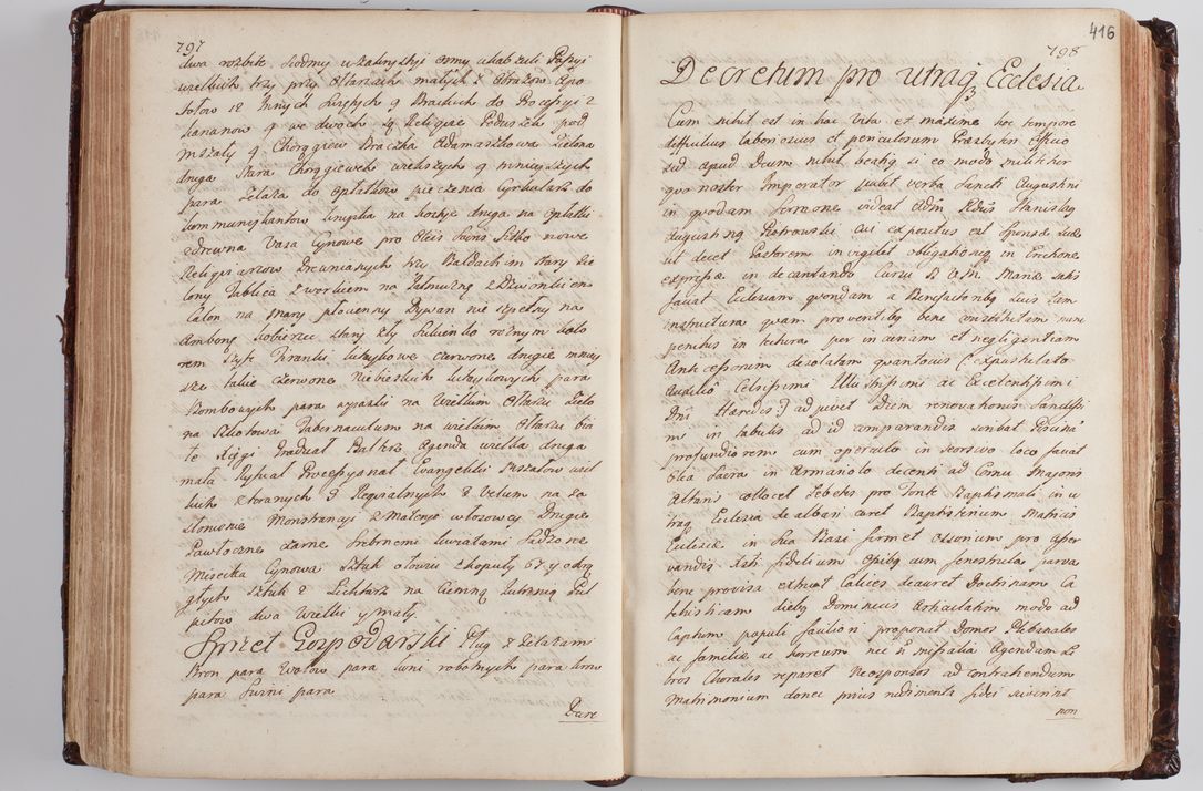 Zdjęcie nr 431 dla obiektu archiwalnego: Wizytacja kanoniczna przeprowadzona w dn. 28 kwietnia 1728 r. przez bpa Michała Kunickiego...