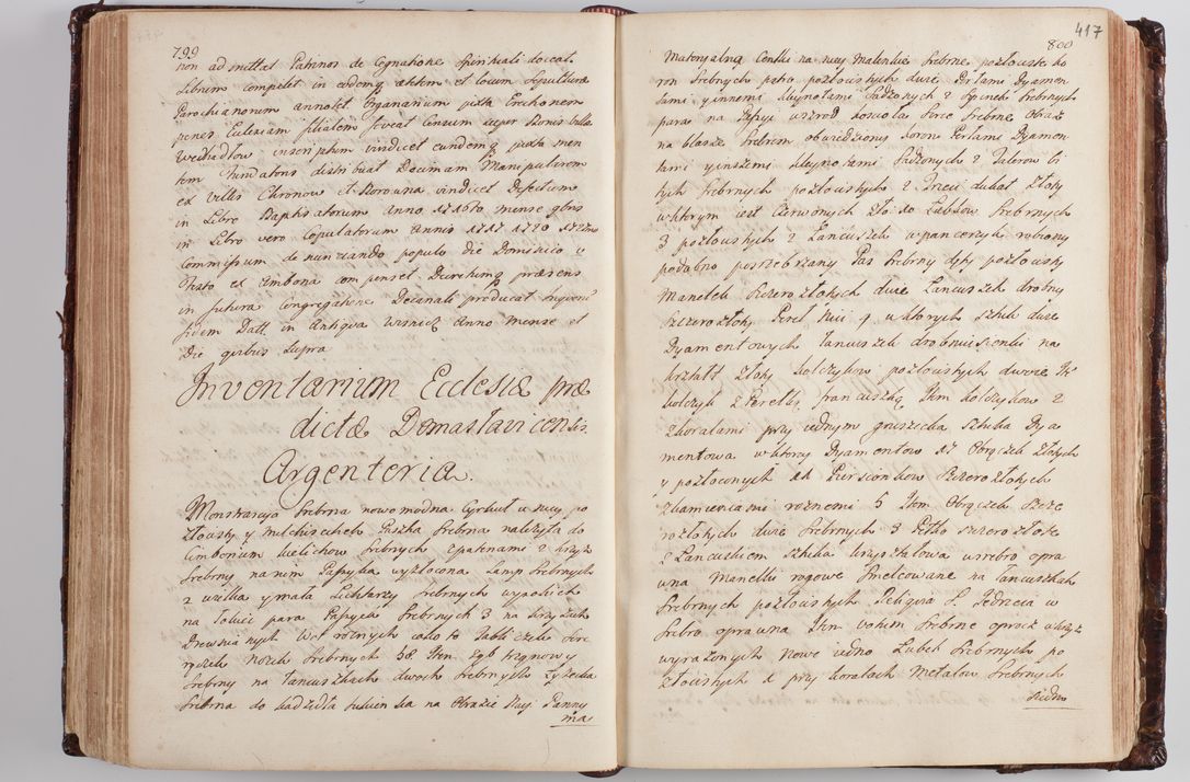 Zdjęcie nr 432 dla obiektu archiwalnego: Wizytacja kanoniczna przeprowadzona w dn. 28 kwietnia 1728 r. przez bpa Michała Kunickiego...