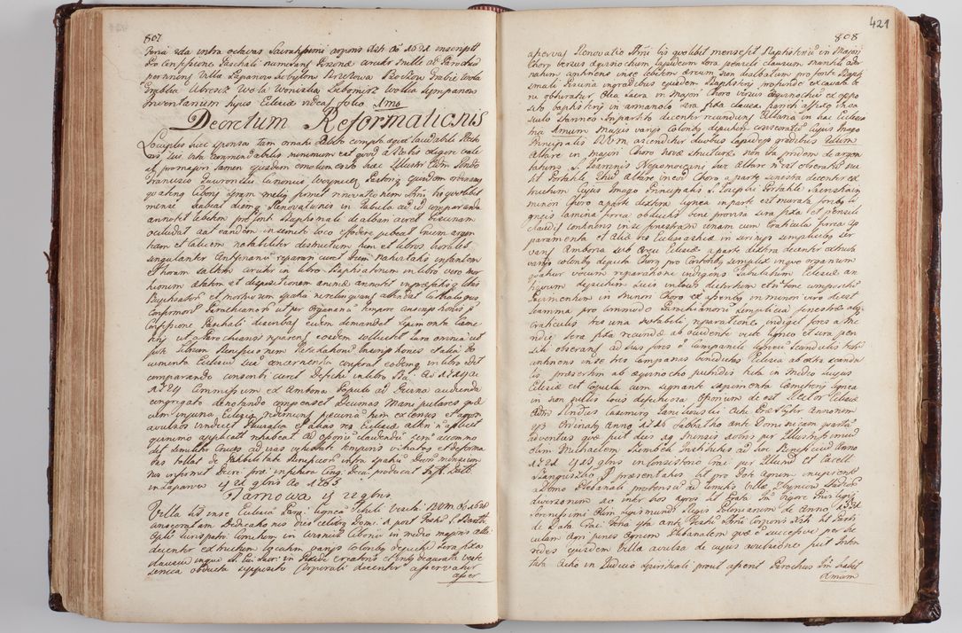 Zdjęcie nr 436 dla obiektu archiwalnego: Wizytacja kanoniczna przeprowadzona w dn. 28 kwietnia 1728 r. przez bpa Michała Kunickiego...