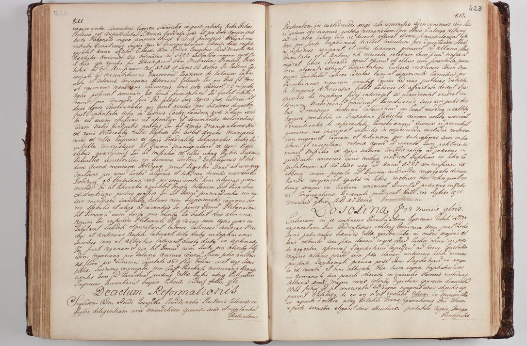 Zdjęcie nr 439 dla obiektu archiwalnego: Wizytacja kanoniczna przeprowadzona w dn. 28 kwietnia 1728 r. przez bpa Michała Kunickiego...