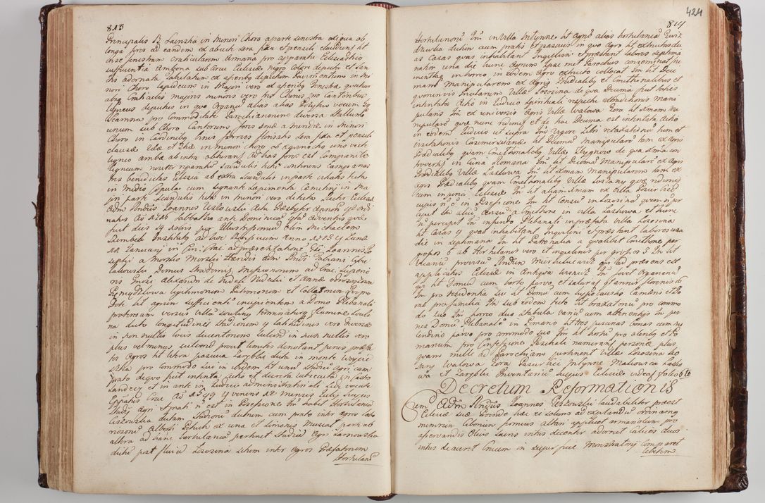 Zdjęcie nr 440 dla obiektu archiwalnego: Wizytacja kanoniczna przeprowadzona w dn. 28 kwietnia 1728 r. przez bpa Michała Kunickiego...