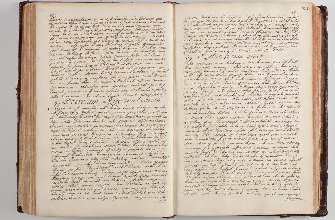 Zdjęcie nr 437 dla obiektu archiwalnego: Wizytacja kanoniczna przeprowadzona w dn. 28 kwietnia 1728 r. przez bpa Michała Kunickiego...