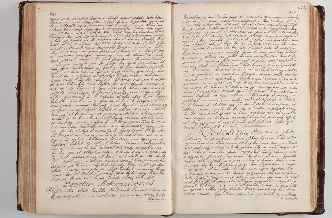 Zdjęcie nr 438 dla obiektu archiwalnego: Wizytacja kanoniczna przeprowadzona w dn. 28 kwietnia 1728 r. przez bpa Michała Kunickiego...