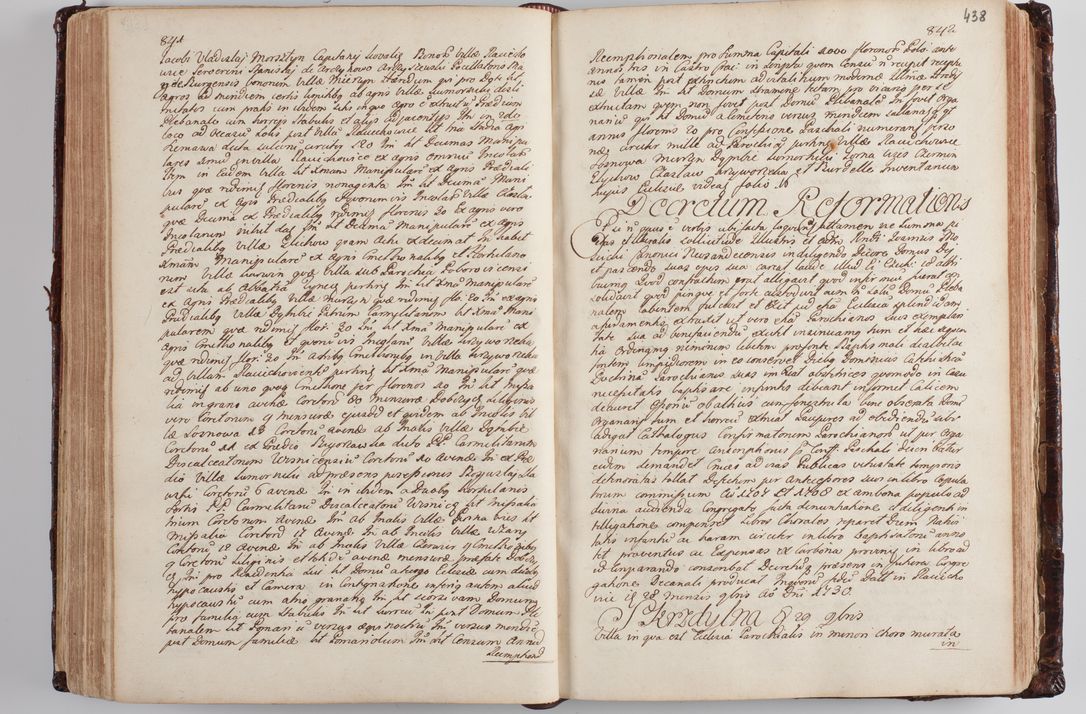 Zdjęcie nr 454 dla obiektu archiwalnego: Wizytacja kanoniczna przeprowadzona w dn. 28 kwietnia 1728 r. przez bpa Michała Kunickiego...