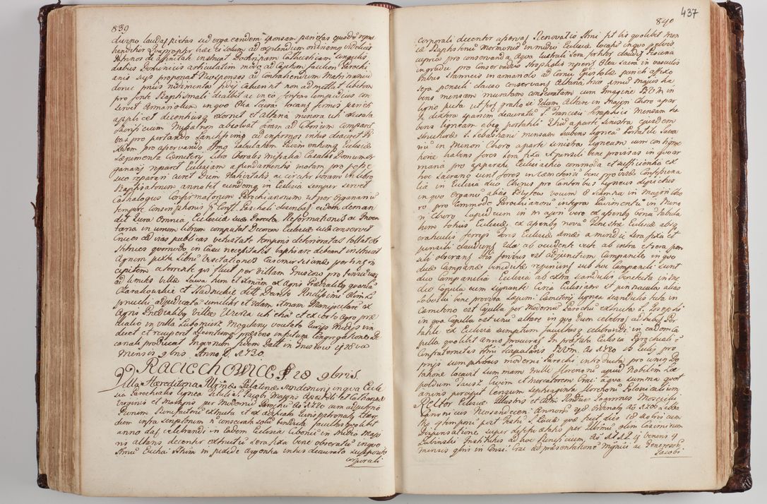 Zdjęcie nr 453 dla obiektu archiwalnego: Wizytacja kanoniczna przeprowadzona w dn. 28 kwietnia 1728 r. przez bpa Michała Kunickiego...