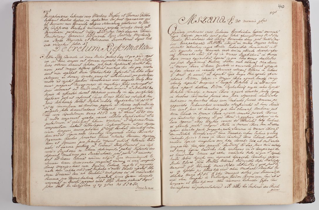 Zdjęcie nr 457 dla obiektu archiwalnego: Wizytacja kanoniczna przeprowadzona w dn. 28 kwietnia 1728 r. przez bpa Michała Kunickiego...