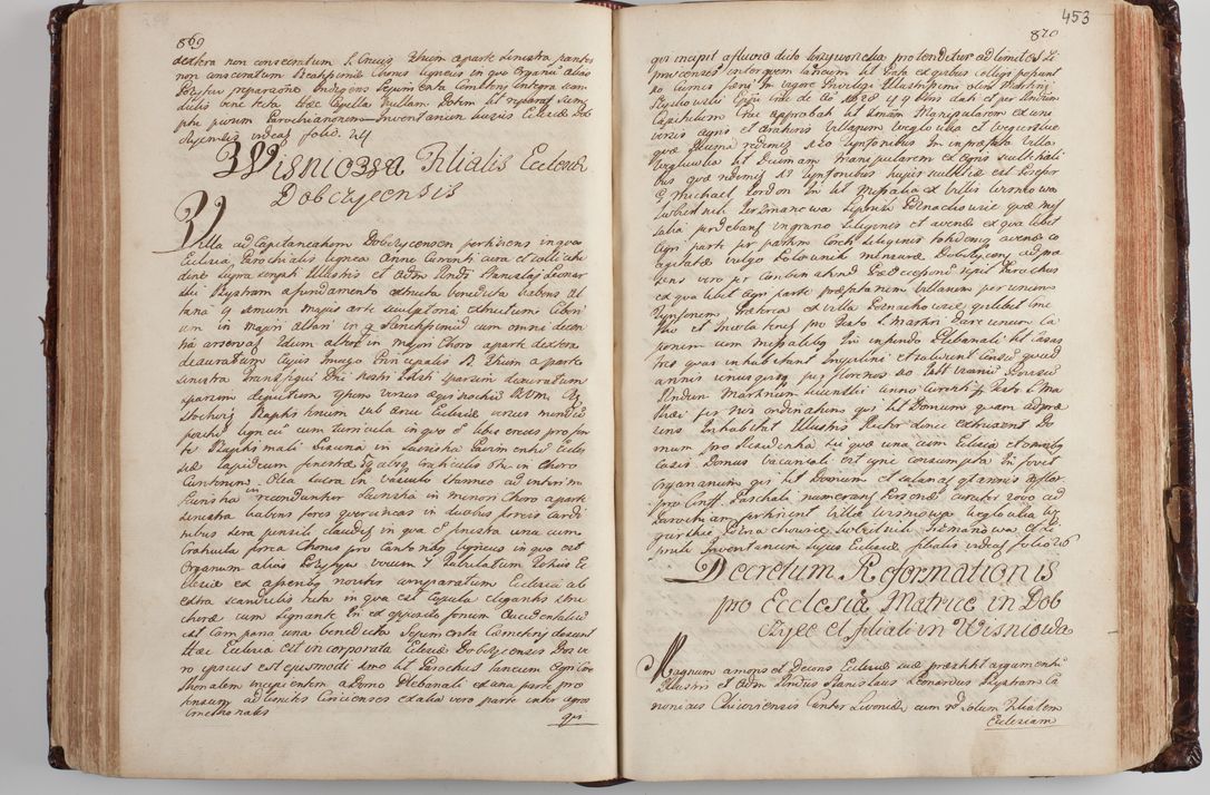 Zdjęcie nr 469 dla obiektu archiwalnego: Wizytacja kanoniczna przeprowadzona w dn. 28 kwietnia 1728 r. przez bpa Michała Kunickiego...