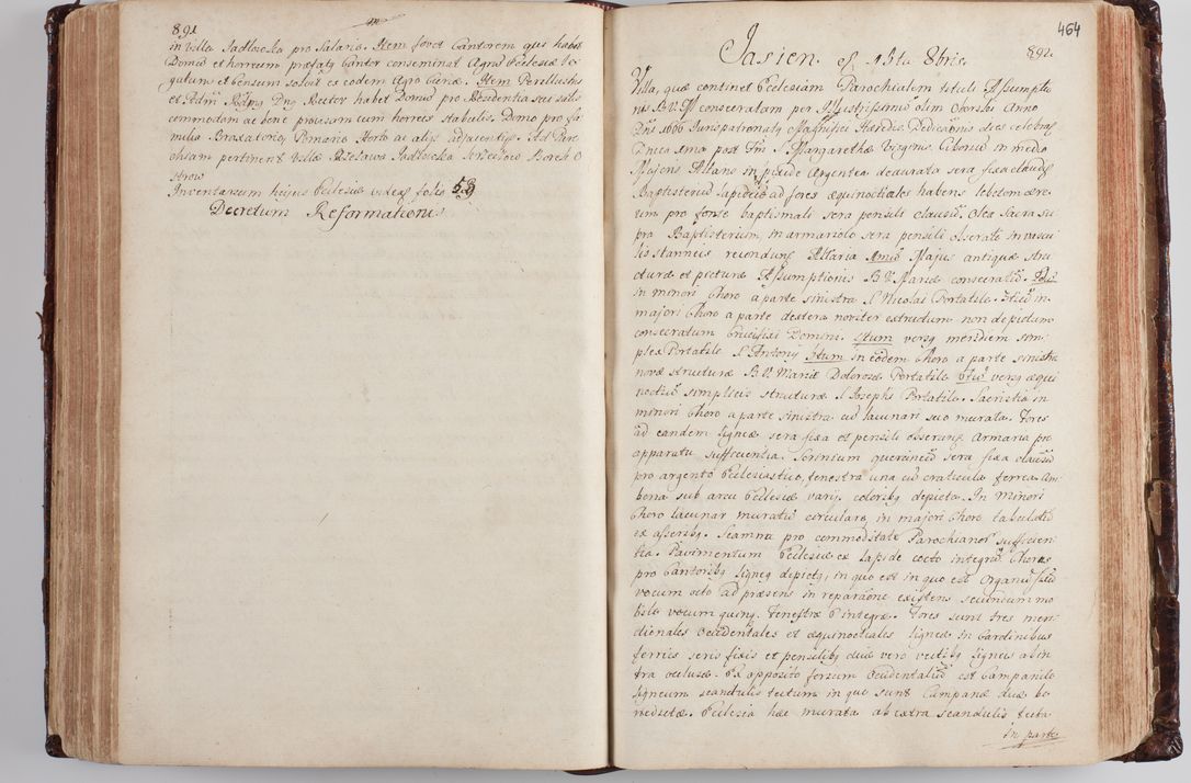 Zdjęcie nr 480 dla obiektu archiwalnego: Wizytacja kanoniczna przeprowadzona w dn. 28 kwietnia 1728 r. przez bpa Michała Kunickiego...