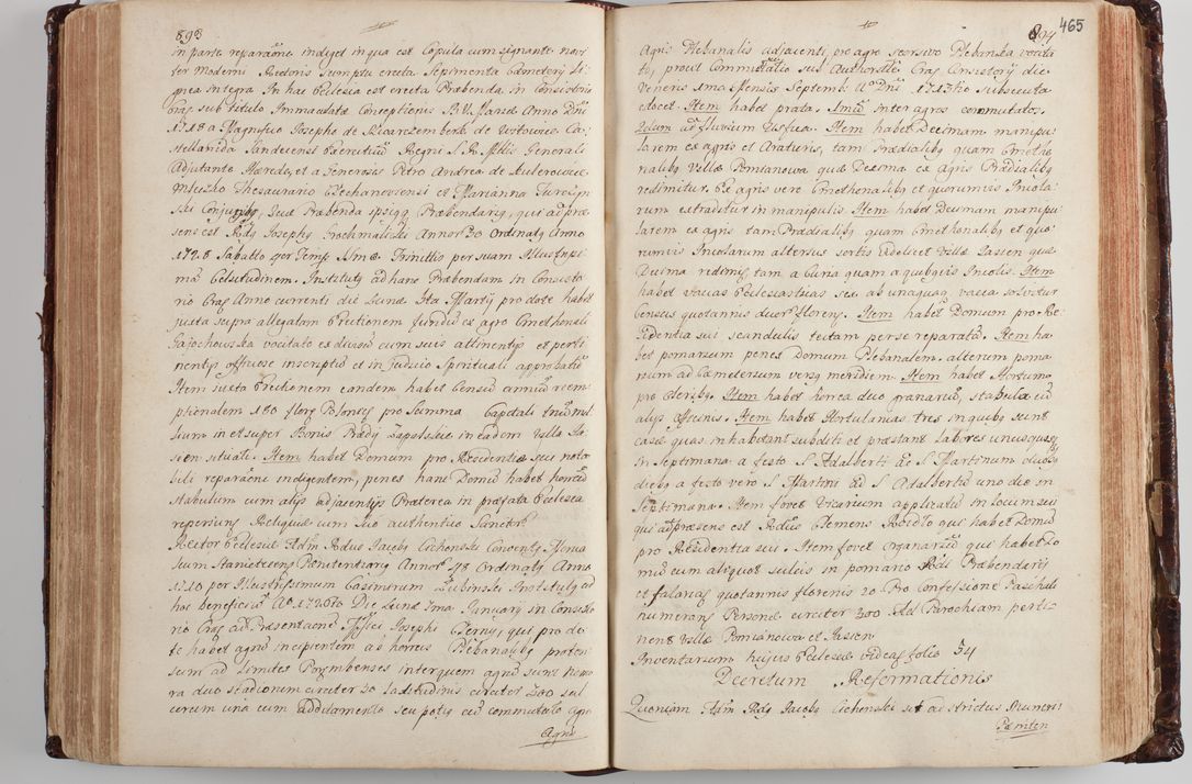 Zdjęcie nr 481 dla obiektu archiwalnego: Wizytacja kanoniczna przeprowadzona w dn. 28 kwietnia 1728 r. przez bpa Michała Kunickiego...