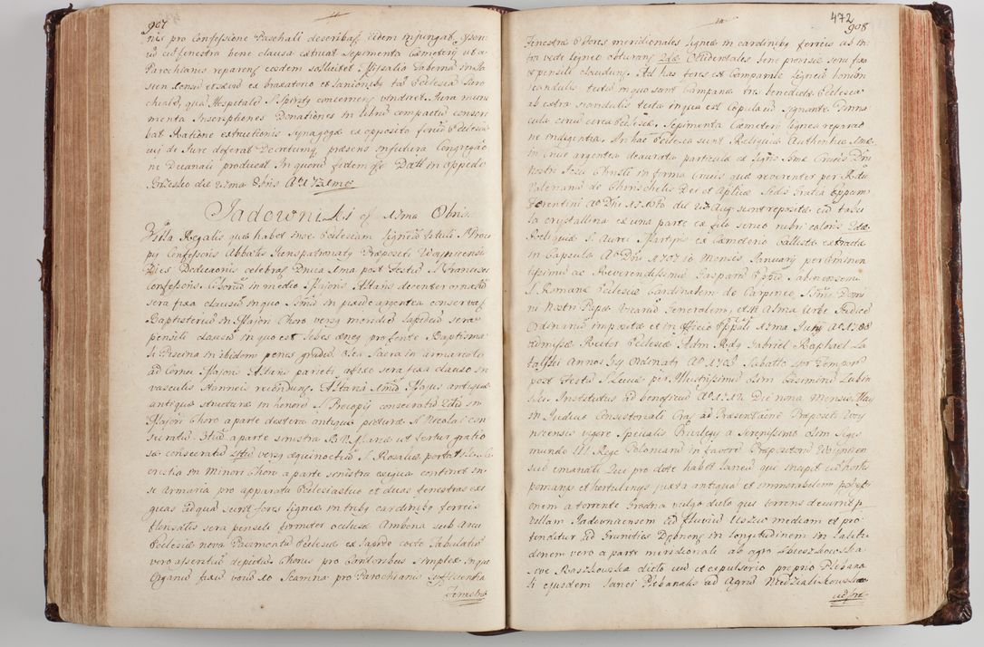 Zdjęcie nr 489 dla obiektu archiwalnego: Wizytacja kanoniczna przeprowadzona w dn. 28 kwietnia 1728 r. przez bpa Michała Kunickiego...