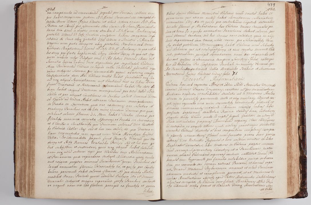 Zdjęcie nr 496 dla obiektu archiwalnego: Wizytacja kanoniczna przeprowadzona w dn. 28 kwietnia 1728 r. przez bpa Michała Kunickiego...