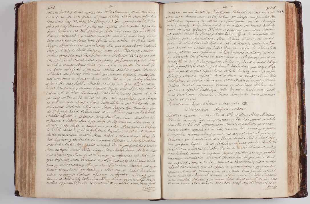 Zdjęcie nr 499 dla obiektu archiwalnego: Wizytacja kanoniczna przeprowadzona w dn. 28 kwietnia 1728 r. przez bpa Michała Kunickiego...