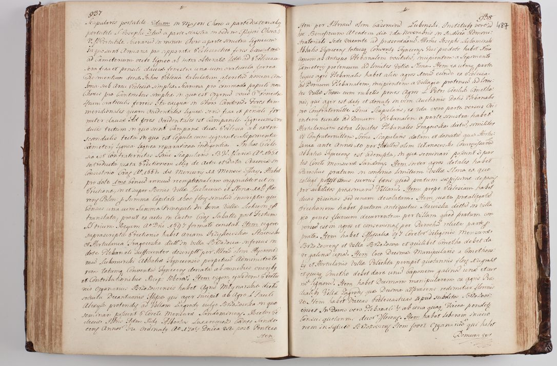 Zdjęcie nr 504 dla obiektu archiwalnego: Wizytacja kanoniczna przeprowadzona w dn. 28 kwietnia 1728 r. przez bpa Michała Kunickiego...